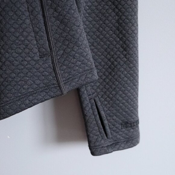 Marmot Women's Sz XS Quilted Annie Turtleneck Kangaroo Pocket Pullover Sweater - Picture 8 of 14
